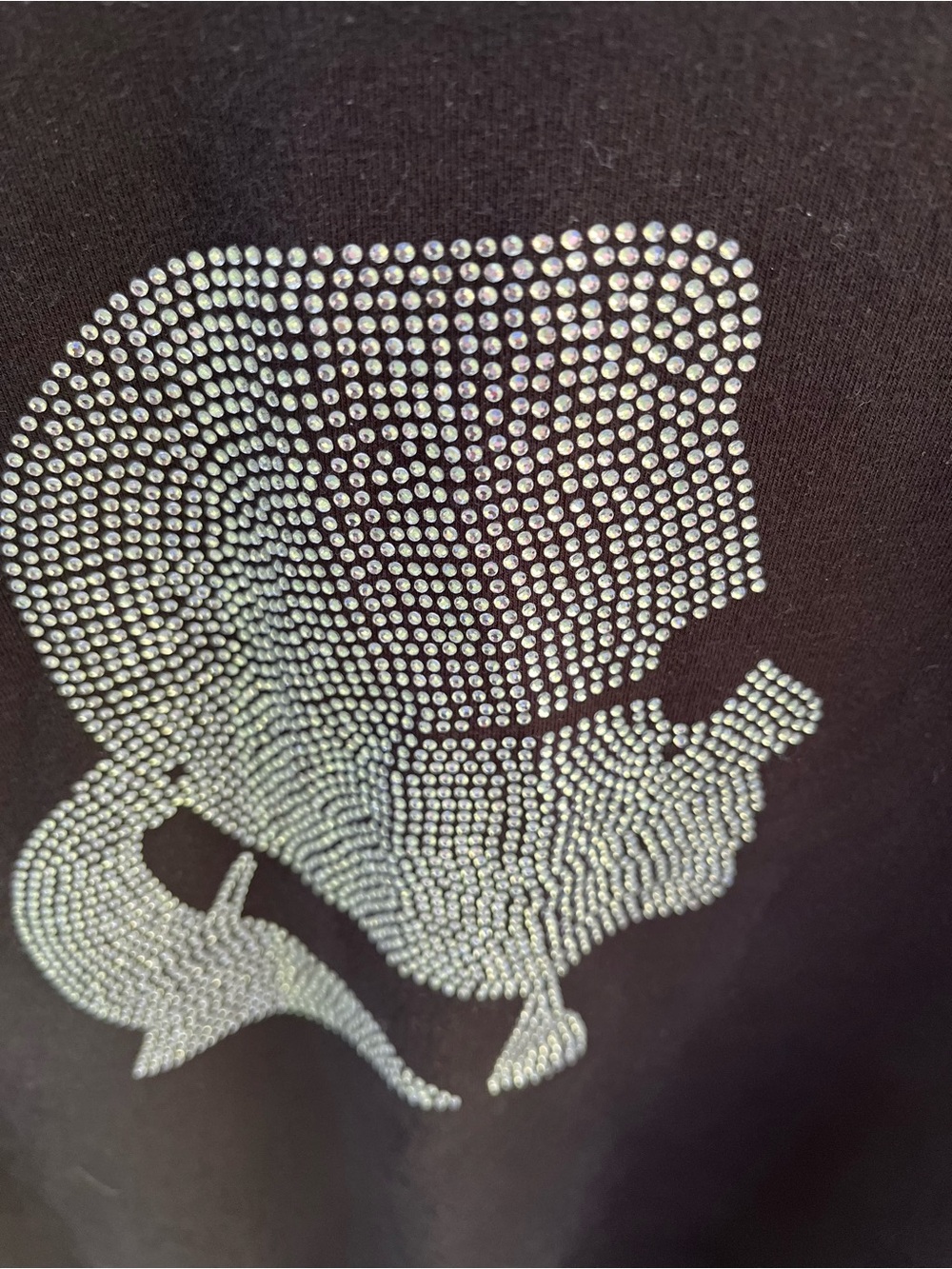 ⭐️Karl Lagerfeld Rhinestone Graphic Tee in size M